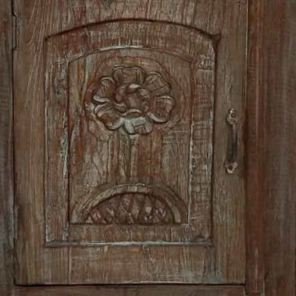 Comodino in legno fatto a mano51x30x75h cm