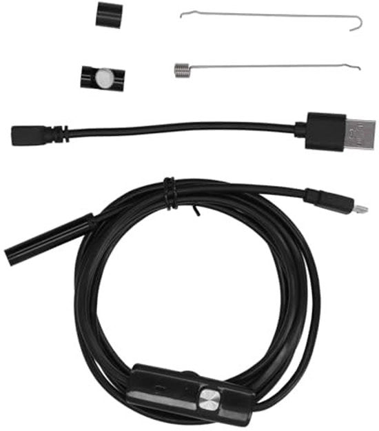 Camera di ispezione 7 mm - Endoscopio acqua resistente - Camera USB - Ispezione industriale - Lunghezza 0,5 metro - Alta qualità dell'immagine - Borescopio