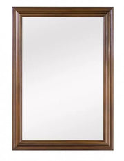 Specchiera in legno tinta noce rettangolare misure: 49 x 69 x 3