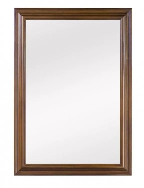 Specchiera in legno tinta noce rettangolare misure: 49 x 69 x 3