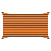 Vela Parasole | Telo Ombra | Vela da ombra solare Arancione e Marrone 3,5 x 2 m