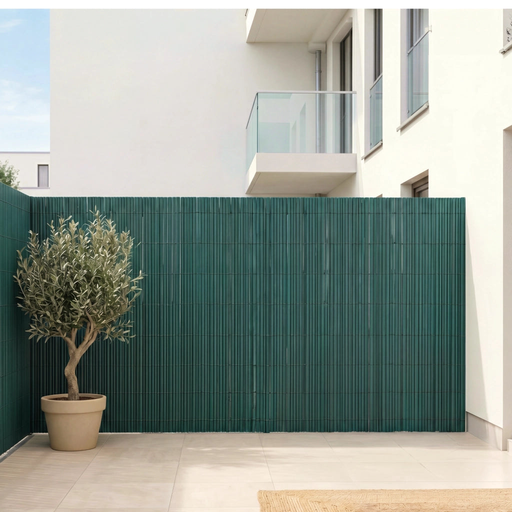 Frangivista a Tappetino Hidden in PVC Schermatura Esterna 150x300 cm Verde [neu.haus]