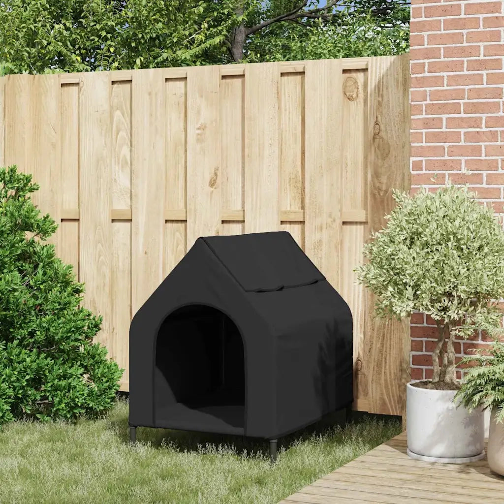 Casa per Animali Nero 90 x 65 x 83 cm Acciaio 42008159
