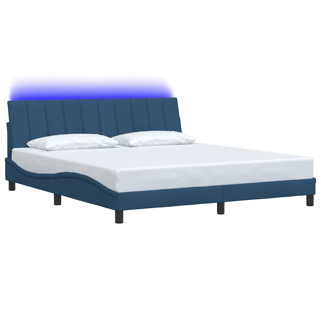 Giroletto senza Materasso Hanko Blu 180x200 cm in Tessuto 3310481