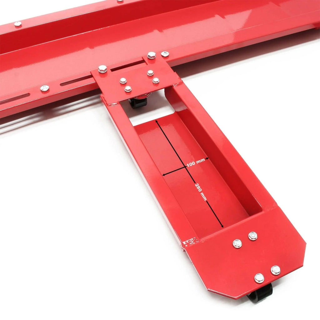 Carrello con ruote per moto fino a 250 kg ausilio alla manovra piastra portamoto 16_0002569