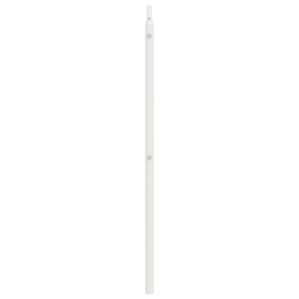 Testiera di Ricambio in Metallo Bianco 140 cm 373871