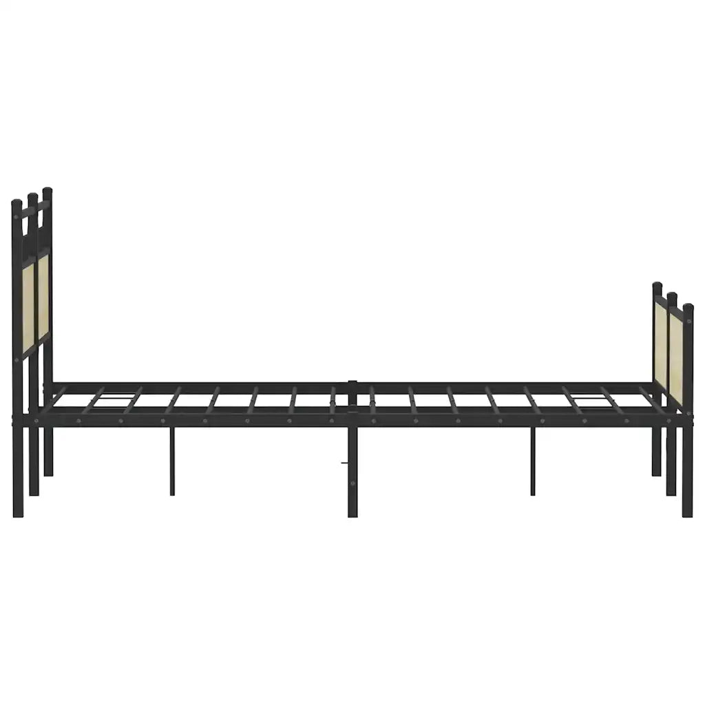 Letto matrimoniale | Letto per adulti | Giroletto senza Materasso Rovere Sonoma 120x190cm in Truciolato