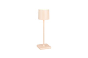 Lampada da tavolo LED ricaricabile, metallo, sabbia, H 38 cm, Fernandez