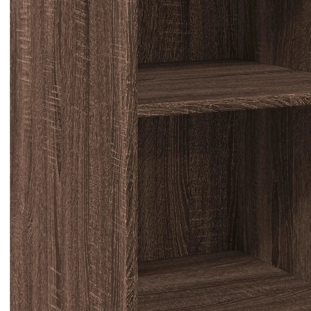 Credenza Rovere Marrone 40x41x93 cm in Legno Multistrato 846354
