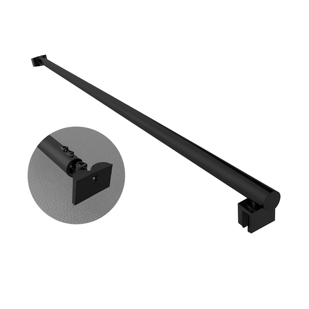 BRACCIO PER WALK IN TONDO 2 TESTE SNODABILI- cm 120 Nero- DHIMP- pezzi 1