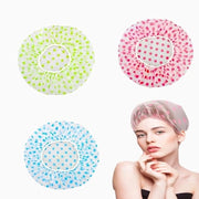 Capelli impermeabili riutilizzabili 3 pezzi - Cappuccio doccia elastico - Cappucci doccia riutilizzabili - Per doccia/spa - Alta qualità plastica - Cappuccio capelli doccia