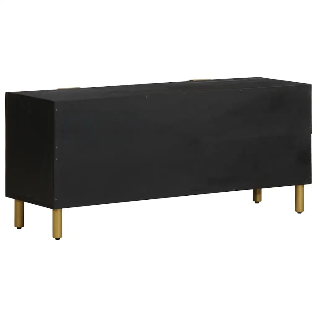 Mobile Porta TV Nero 105x33x46 cm in Legno Multistrato 4017648