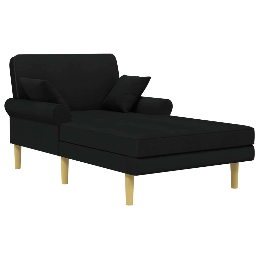 Chaise longue Nero Tessuto 42048083
