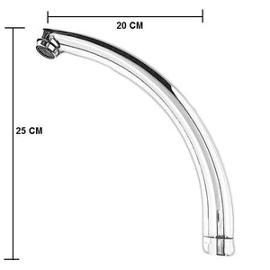Becco canna a cigno per rubinetteria