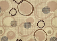 passatoia mod.futura h.52 disegno cerchi beige cod:ferx.676048