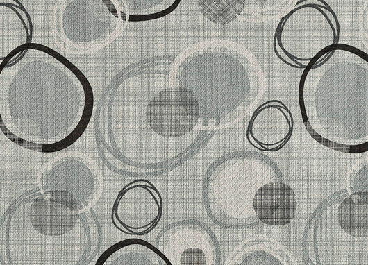 passatoia mod.futura h.52 disegno cerchi grigio cod:ferx.676049