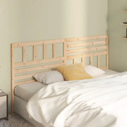 Testiera per Letto 206x4x100 cm in Legno Massello di Pino 814164