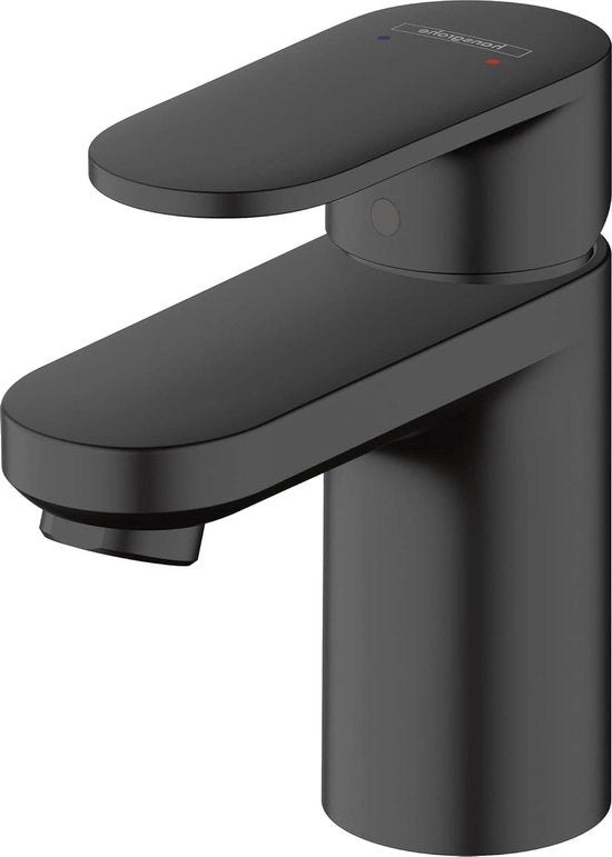 Fonte a risparmio energetico con vernice Blend per rubinetto doccia - Arredamento bagno con scarico a pop-up - Materiale nero - Altezza scarico 70mm - 71584670