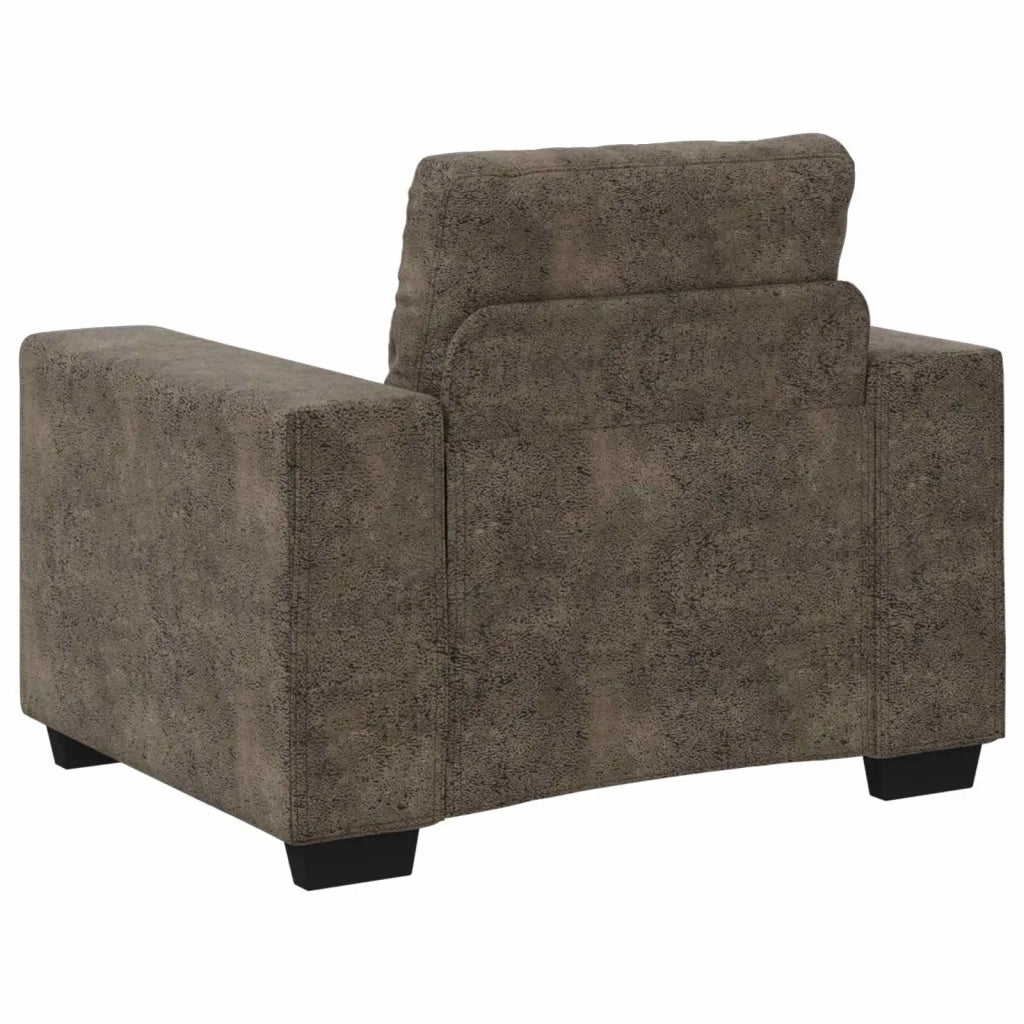 Divano 3 pcs Grigio scuro 221 x 80 x 80 cm Tessuto misto lino 3324638