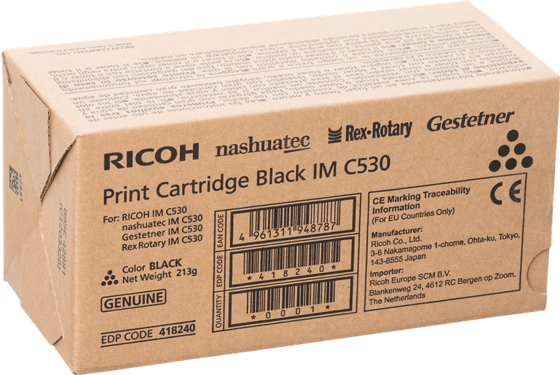 ORIGINAL Ricoh toner nero 418240 IM C530BK ~20500 Seiten