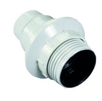 Portalampade filettato con ghiera E14