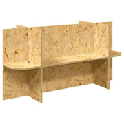 Base per Terrario con lo scaffale Marrone 100 x 40 x 50 cm OSB CFW9552074