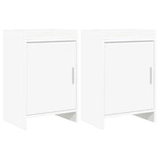 Comodini 2 pcs Bianco 40 x 30 x 60 cm Legno ingegnerizzato 8011012