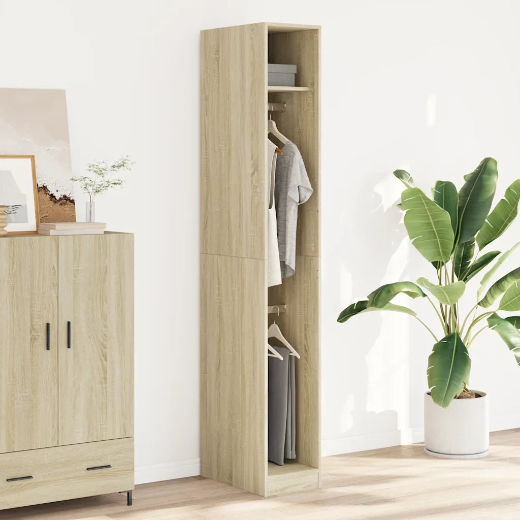 Armadio Rovere Sonoma 30x50x200 cm in Legno Multistrato CFW2512267