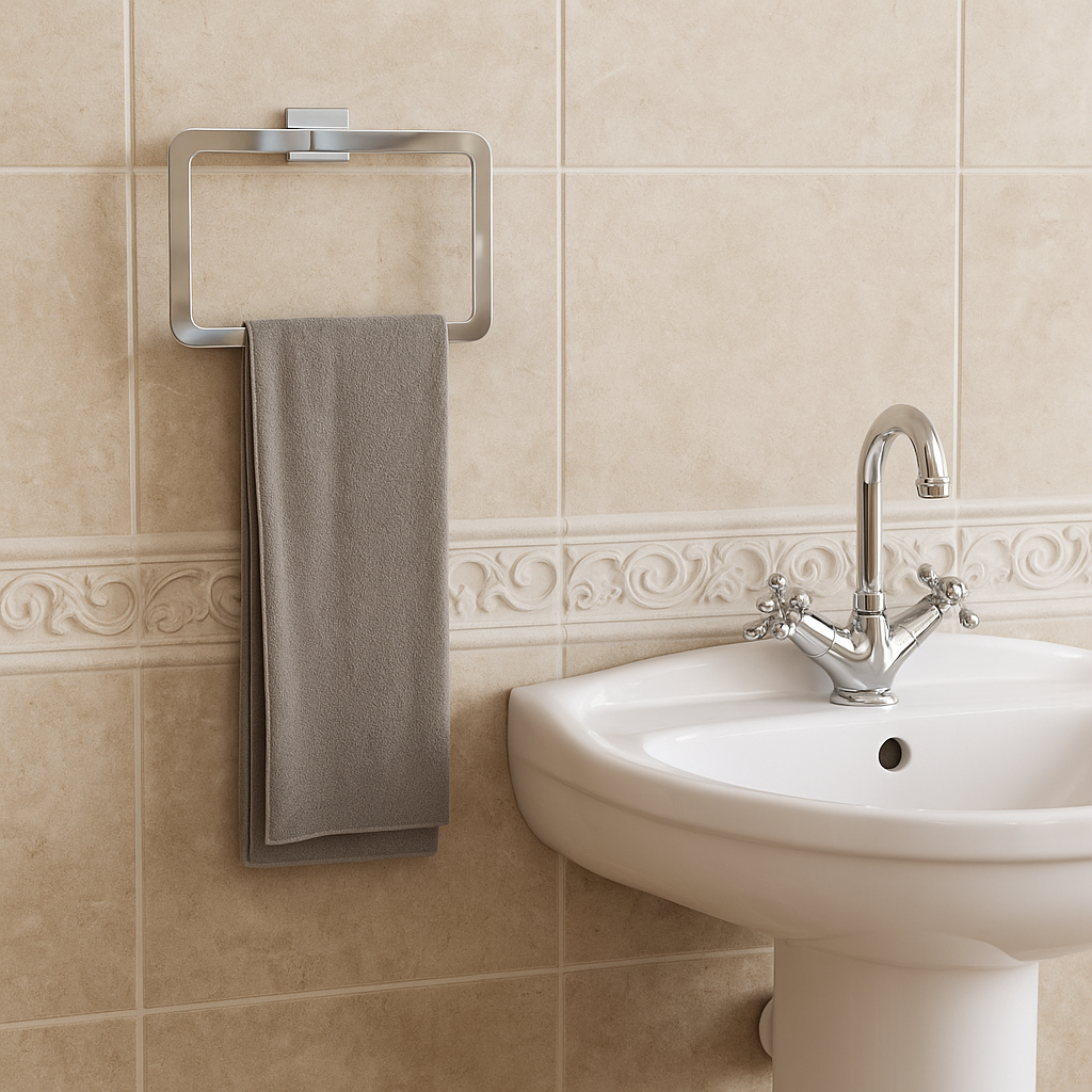 Portasciugamano Da Bagno Ring 210 Oste Chrome