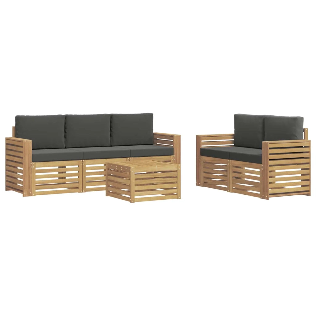 Set divani Legno di Acacia Massello 3391402