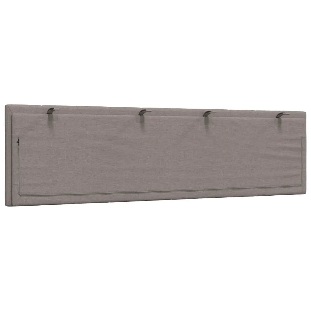 vidaXL Cuscino Testiera Tortora 180 cm in Tessuto