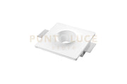 INCASSO SPLASH IN GESSO 1 LUCE ATTACCO GU10 200X200X45MM IN GESSO VERNICIABILE