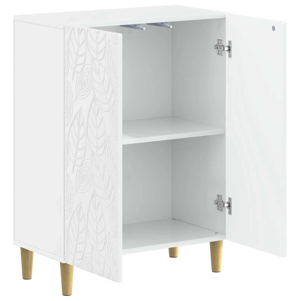 Mobiletto da Bagno DELFT Bianco Lucido 59,5 x 31 x 80 cm 897059