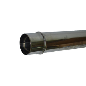TUBO X STUFE PELLET ACCIAIO 80X50CM