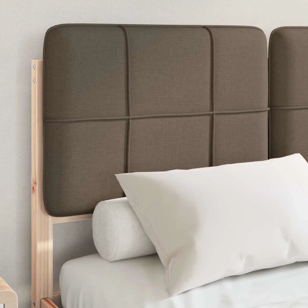 Letto con Testiera Rivestita Talpa 120 x 200 cm Pino massello 877982