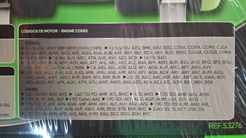 KIT DI MESSA IN FASE JBM PER MOTORE AUDI SKODA SEAT VW BENZINA E DIESEL 53276