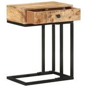 Tavolino Laterale | Tavolo laterale a Forma di U 45x30x61 cm in Massello di Mango