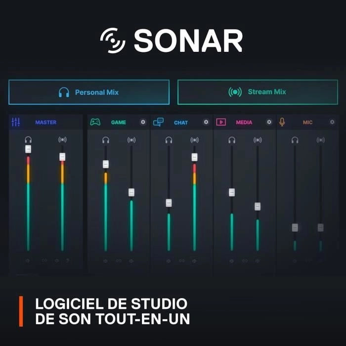 Microfono da gioco XLR di qualità da studio - STEELSERIES - ALIAS PRO - Nero