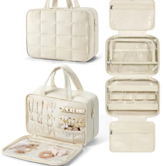 Tas di viaggio per oggetti personali con volume, contiene 1 tasca, dimensioni 28*12*20CM