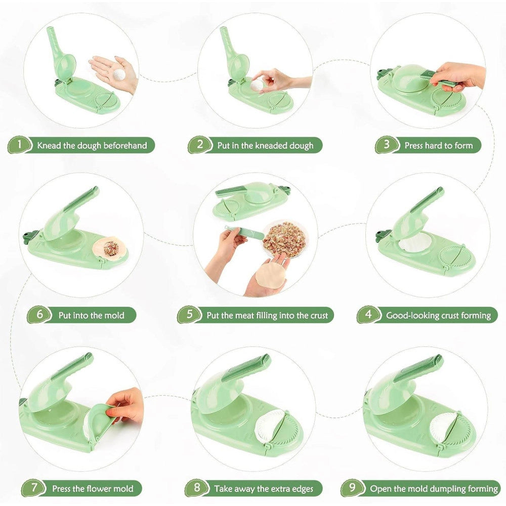 Trade Shop - Macchina Stampo Per Gnocchi E Ravioli Pressa Per Pasta Utensile Da Cucina 2in1 -