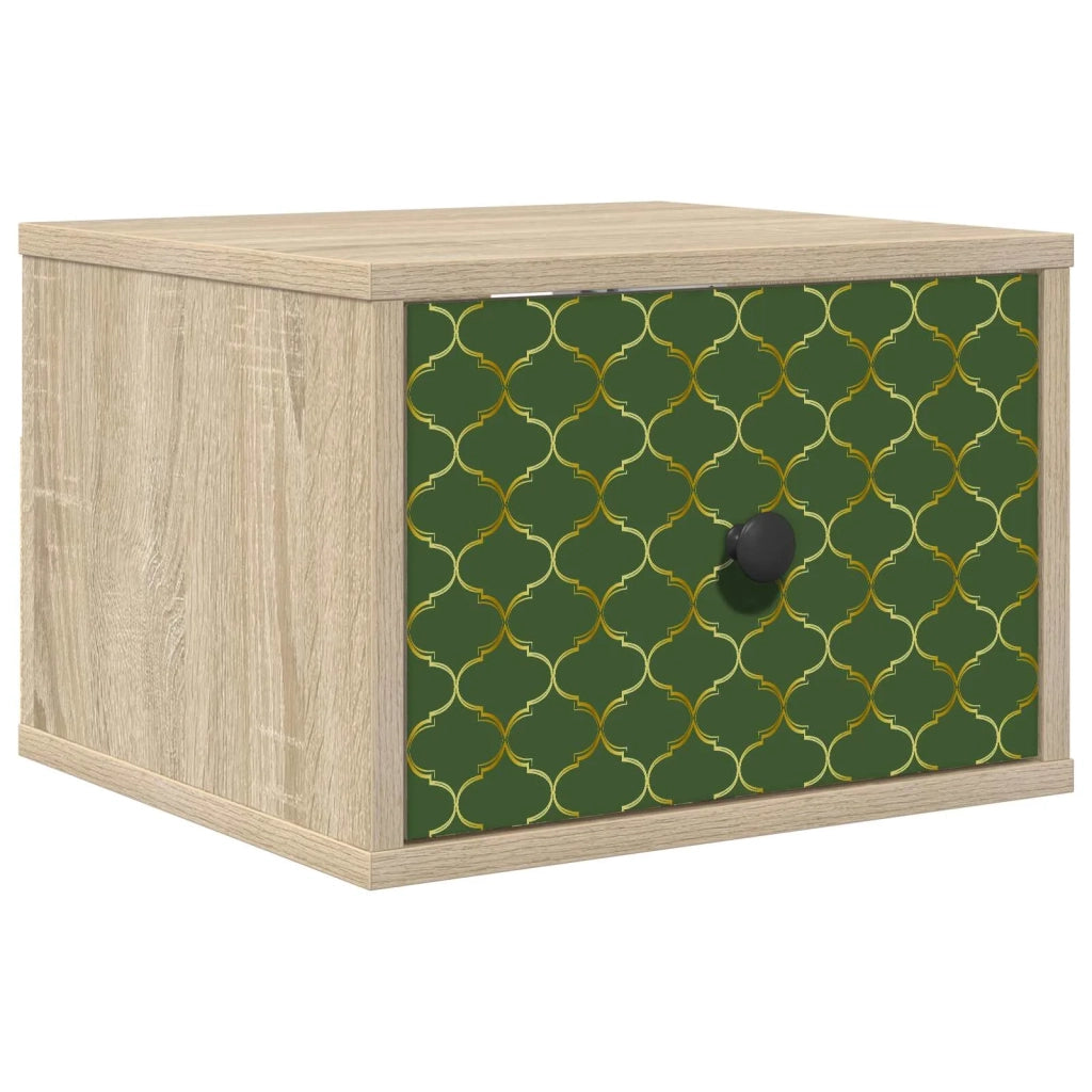 Mobiletto da comodino a parete GELEEN Rovere Sonoma 8007437