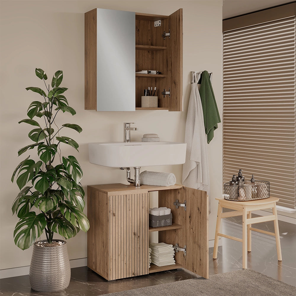 Vicco Set di mobili da bagno Artigiano 2 parti