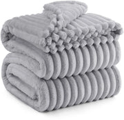Piumone elettrico Sherpa/Fleece XXL 220x240 cm - Zona di riscaldamento grande e leggero - Piumone per divano ultracomodo e caldo