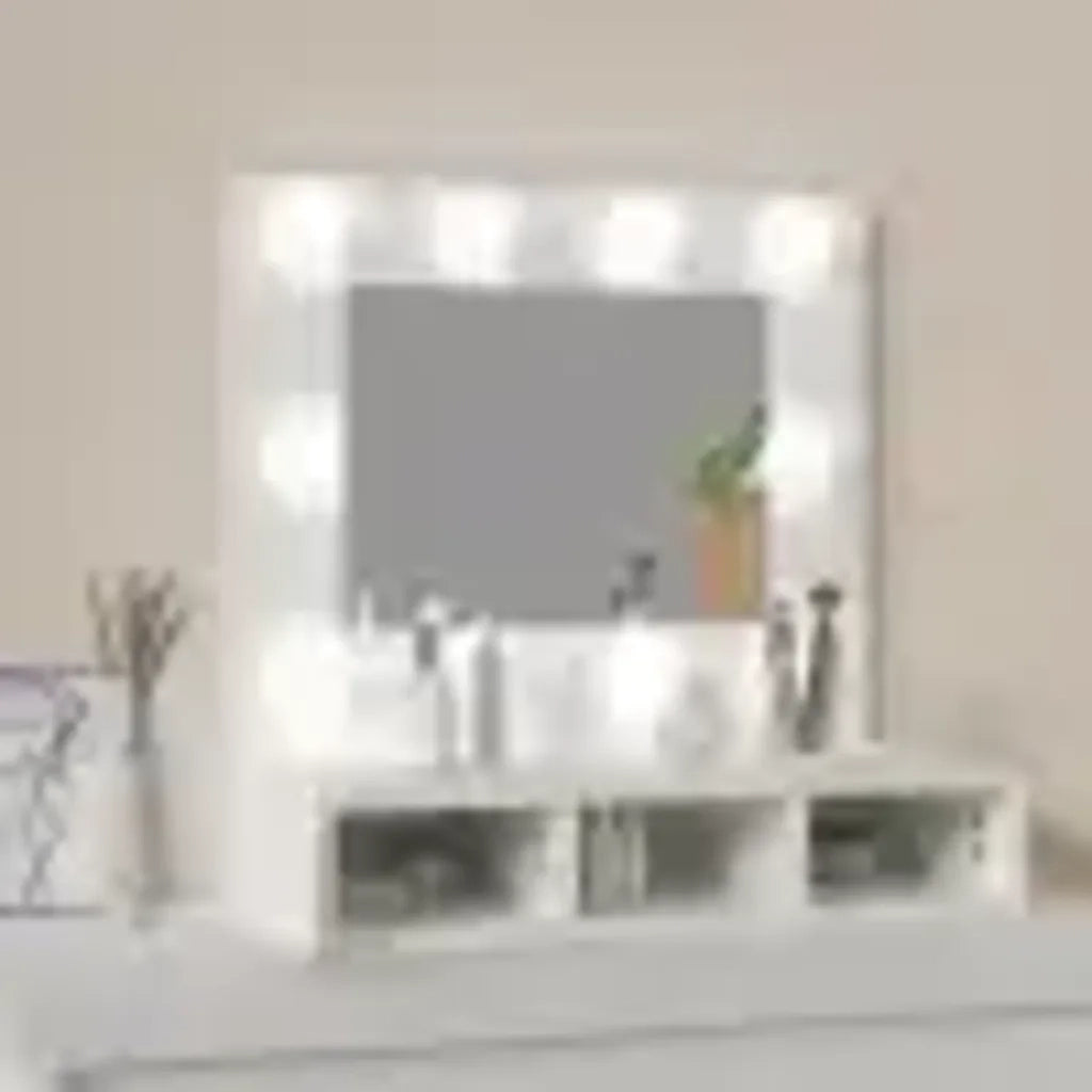 Mobile a Specchio con LED Bianco 60x31,5x62 cm cod mxl 62861
