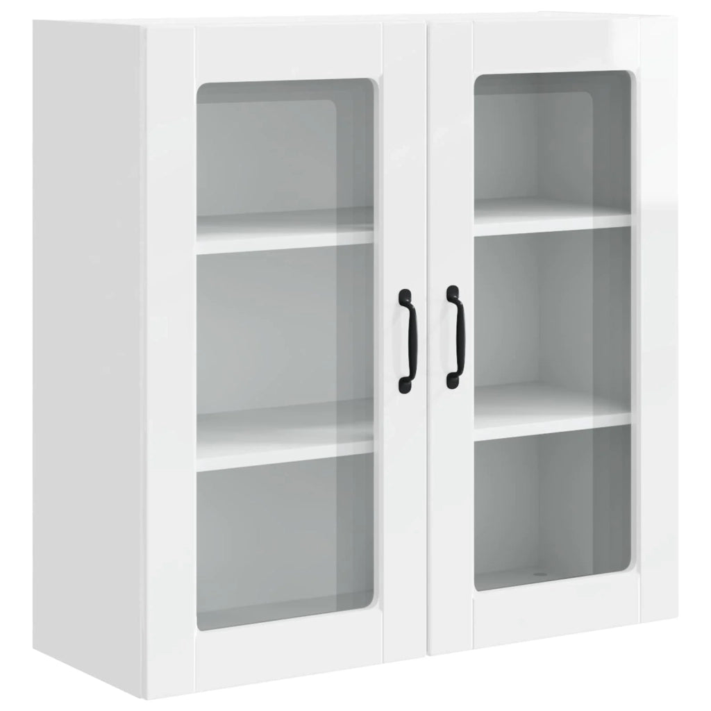 Mobile da cucina con lo scaffale-Armadio da cucina Bianco Lucido 80 x 31 x 80 cm 480176