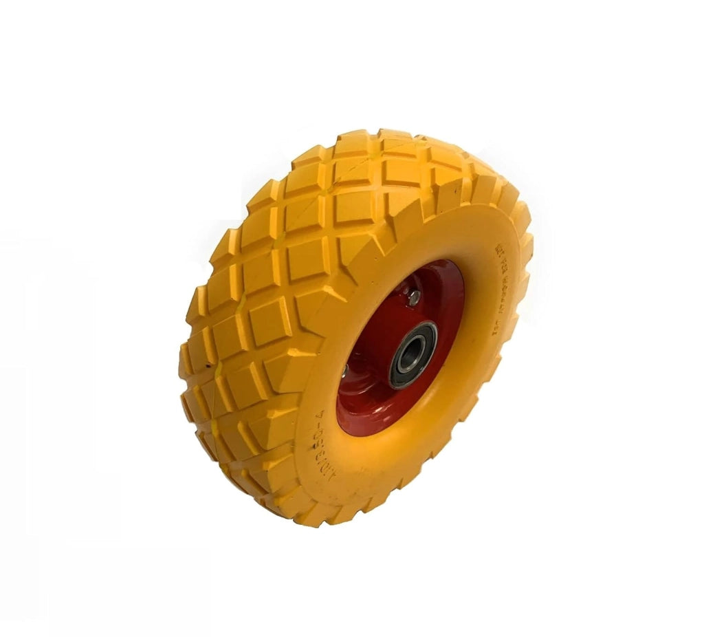 RUOTA IN GOMMA PER CARIOLA CARRELLO CON CUSCINETTO 260 LB 200 KG 4.10 /3.50 - 4
