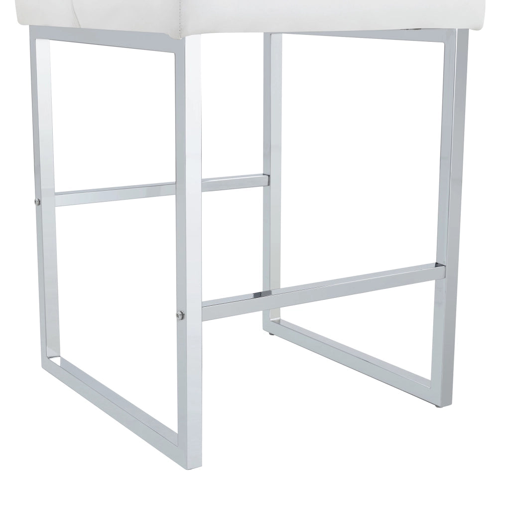 Set 2 Sgabelli da Bar Stile Nordico ¨C MINIMAL ¨C Gambe in Metallo, Design Moderno