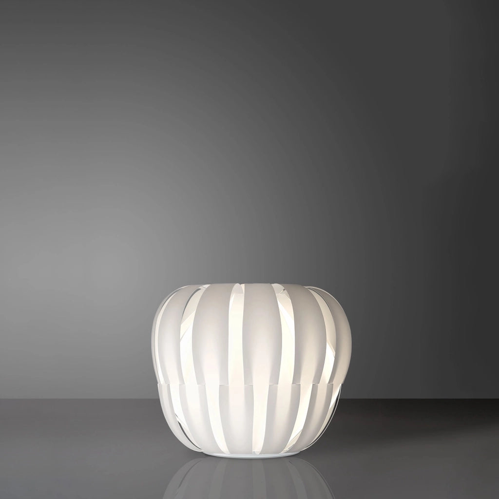 Lampada Ricaricabile Da Tavolo Queen Polilux ® Bianco 1 Luce Led D29Cm