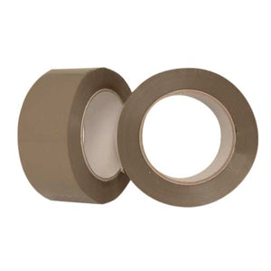 Nastro adesivo pacchi per imballaggio rotolo scotch avana plp 50 mm x 132 metri extra lungo