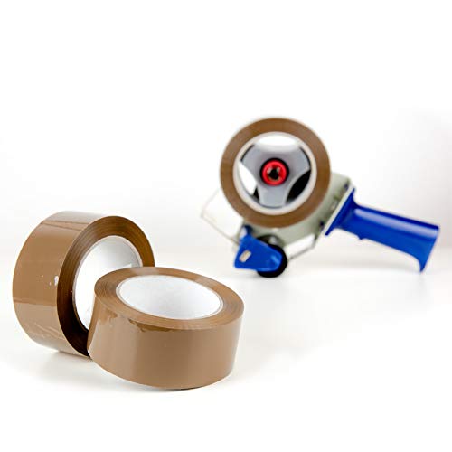 Nastro adesivo pacchi per imballaggio rotolo scotch avana plp 50 mm x 132 metri extra lungo